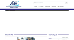 Desktop Screenshot of abihsp.com.br